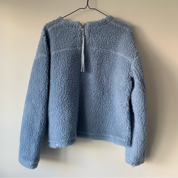 lululemon athletica Wool Whenever Crewneck Sweater Sherpa Fleece Size 10 - Picture 13 of 13